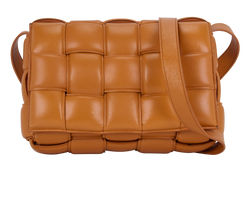 Medium Padded Cassette, Leather, Tan, 59367V, DB, 2*